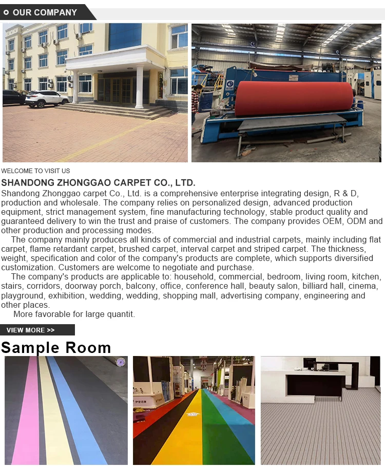 Good Quality Red Carpet Disposable Plain Cheap Carpet For Wedding