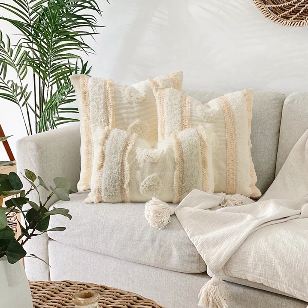 Living Room Farmhouse Decor Pillows Wholesale Boho Farmhouse Sofa Couch  Home Decor Pillows