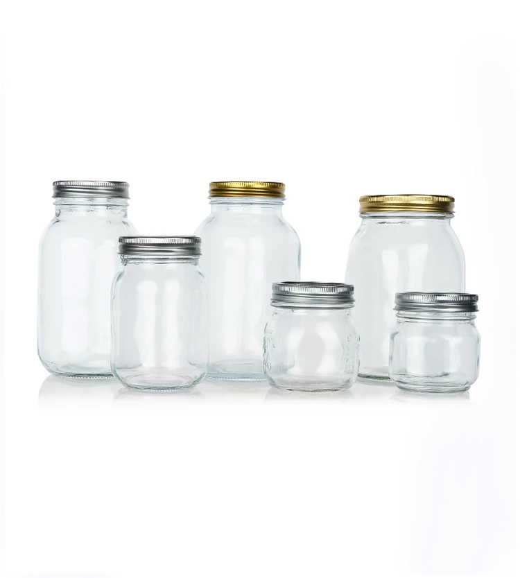 750ml Canned Cucumber Glass Jar and Airtight Glass Jars With Tinplate Lid