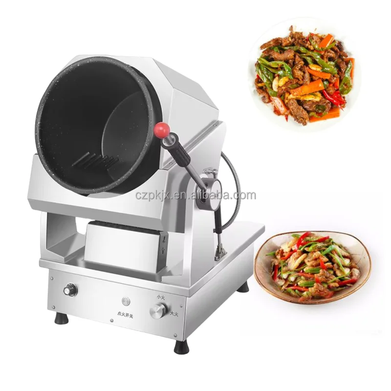 Automatic Wok Self Cooking Robot Drum Fried Rice Machine Fried Rice Stir Mixer Machine