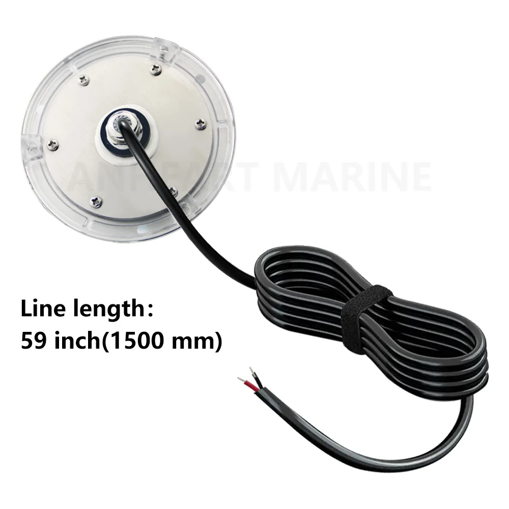 Anheart 12v 24v Ip68 Surface Stainless Steel Yacht Ship Boat Marine Led