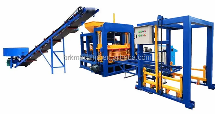 Hydraulic Cement Paver Interlocking Concrete Block Machine QT4-15 ...