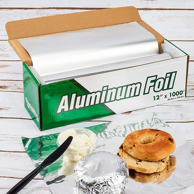 30/45cm Width 15mic 18mic 20mic Food Bbq Aluminum Foil Roll with Factory Price Wholesale