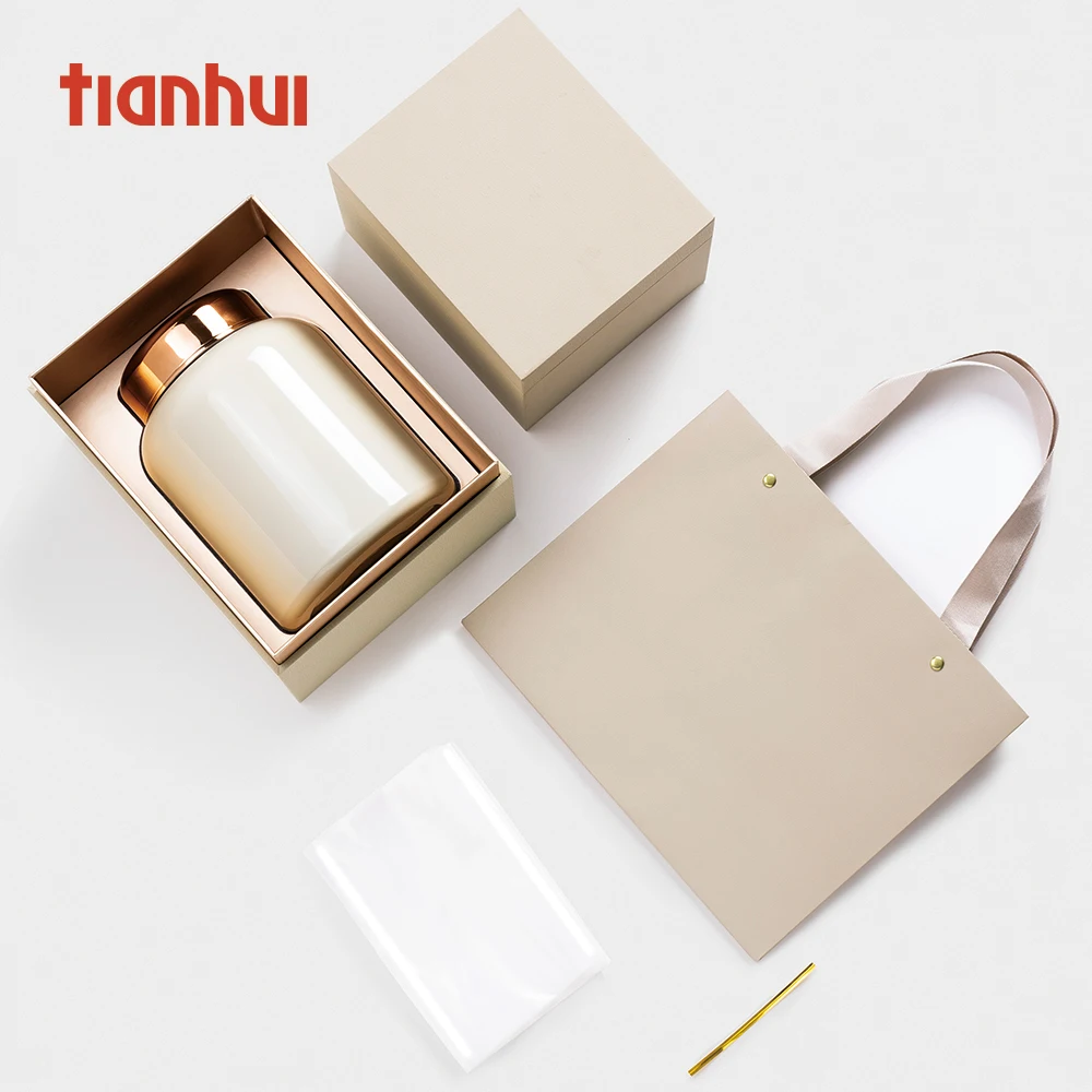 Tianhui N.Seal Airtight Round Stainless Steel Cans for Tea Leaves Storage Metal Cans Gift Packaging