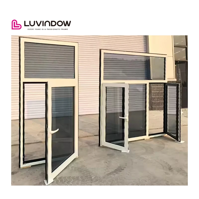 Luvindow Custom Made Double Glazed Casement Tile Turn Windows for Hotels Modern Hanging Curtains-Texas Project Commercial Case