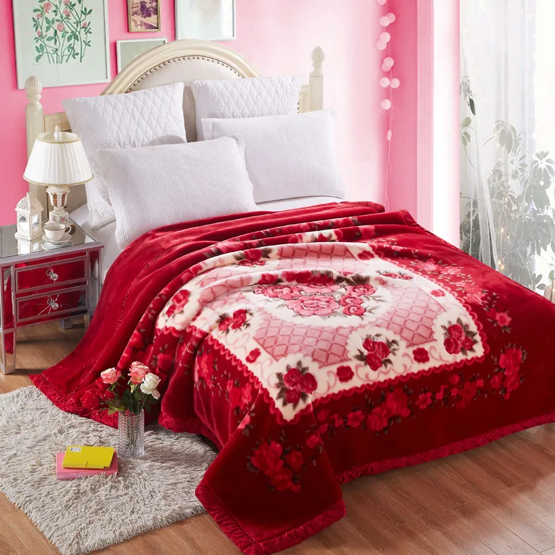 Wholesale Large Thick Soft Luxury Fleece Blanket Throw Microfiber