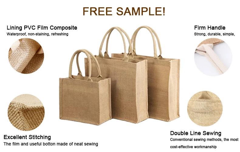 personalized jute tote bolsas