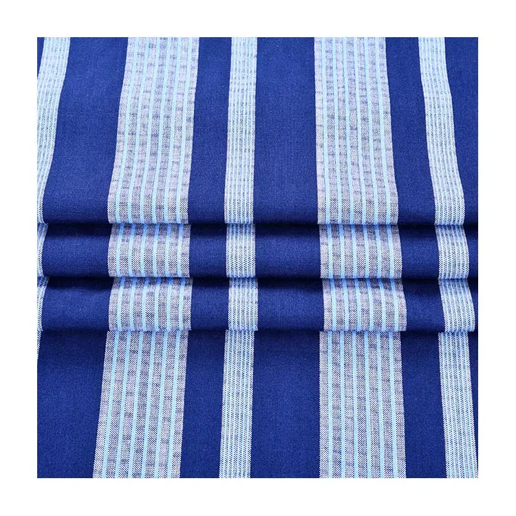 Китай, оптовая продажа, модная мягкая легкая ткань в полоску из 70% искусственного шелка, 30% Тенсел, производители текстиля