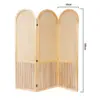 180cm high, 50cm wide [3 panels] - Natural wood color