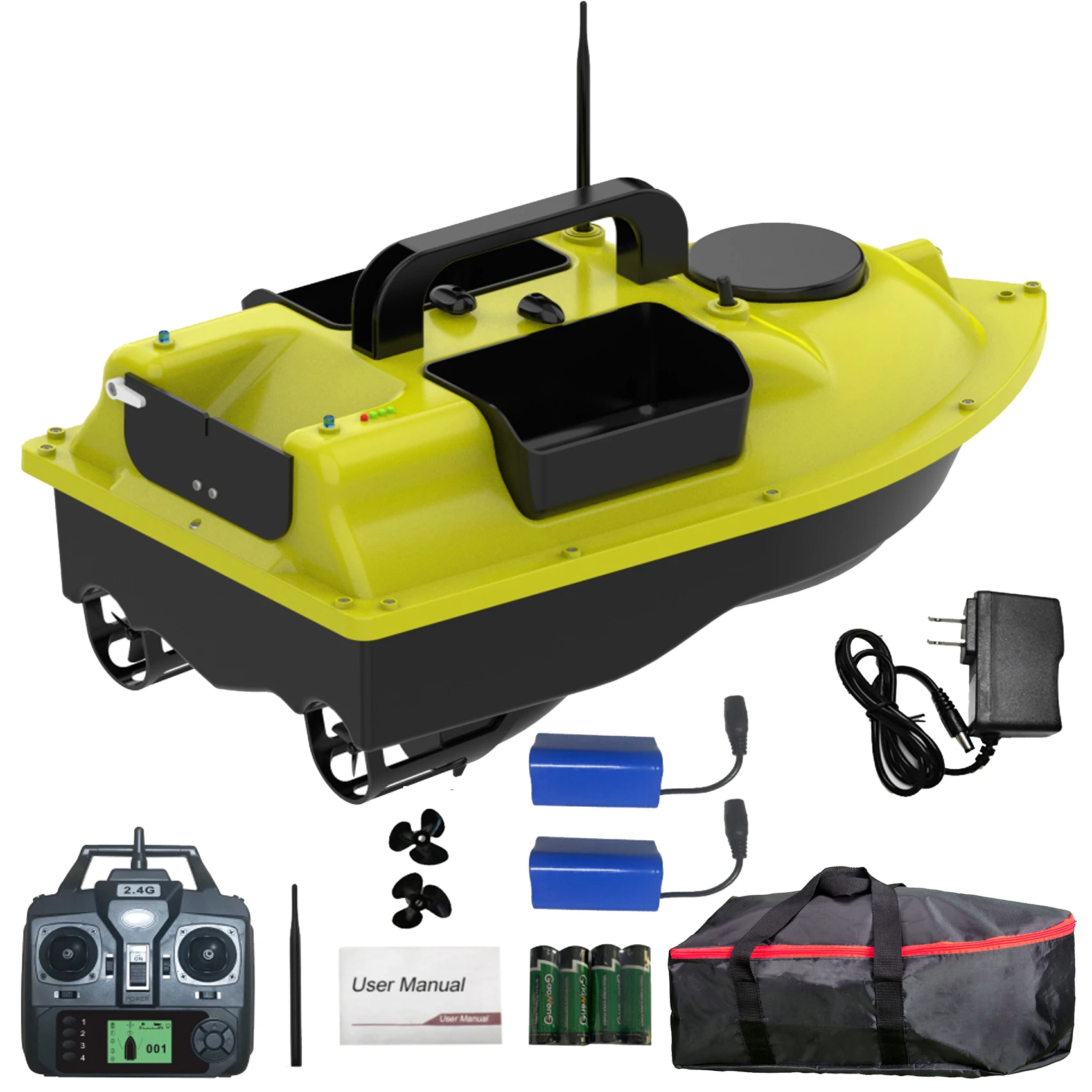 EU-18000mHa) GPS RC Bateau Appât 500M Bateau
