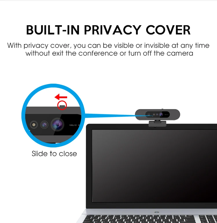 Laptop Ftir Camera 1080P HD Face Recognition USB IR Camera