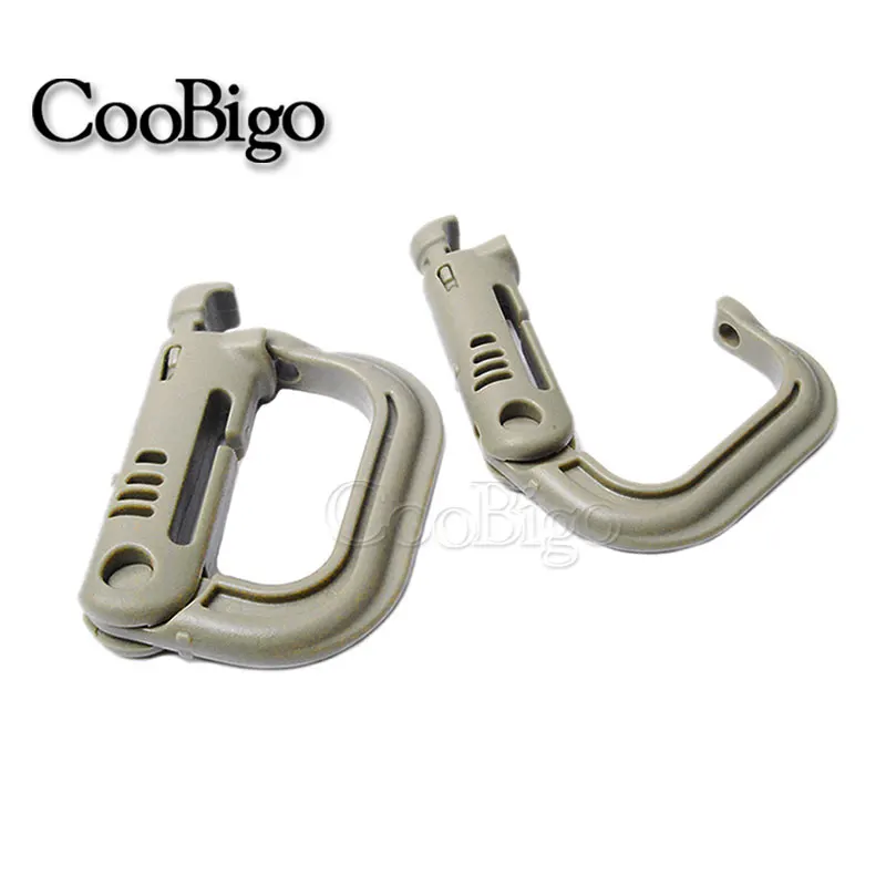 Windy5 10pcs Tactique Grimlock Rotation D-Ring Clips Boucle Molle