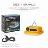 D83-1 Lámpara de camping con perilla cuadrada pequeña (amarilla)