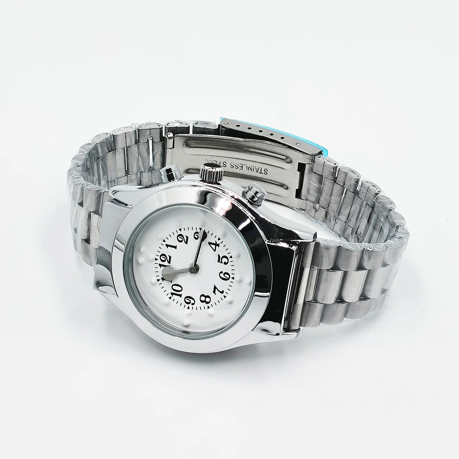 Braille Touch Dial Talking Tactile Braille Watch for the Blind or Elderly