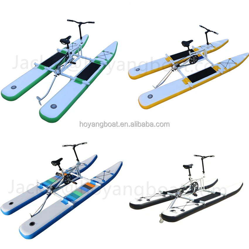 Adult Pedal Boat Pvc Inflatable Single Water Cycle Bike Water Bike ...