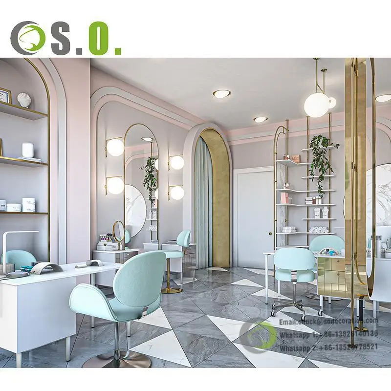 Luxury Beauty Salon Spa Interior Furniture Cosmetic Shop Interior