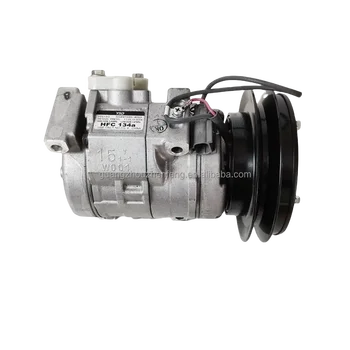 Excavator spare parts Air Conditioning Compressor Hyun-dai R210-7 Engine Parts AC Compressor 210-7