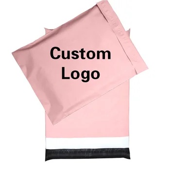 Wholesale Cheap Custom Poly Mailer Bags Plastic Shipping Mailing Bag Envelopes Poly mailer pink Courier Bag With Your Own Logo