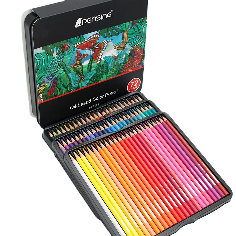 Metal Color Pencils)12Pcs Colored Pencil Set Metallic Fluorescent  Professional