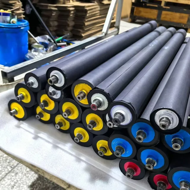 High Quality RUIYI RY-050 NBR/EPDM Rubber Roller for Offset Printing Machine Cutting Service Strong Hydrophilic Ink Long