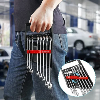 Prese In Acciaio Cromato Set 3 Pezzi Prese Candela Magnetiche Girevoli DURATECH - Misure 5/8", 9/16", 14mm, In Acciaio Cromo Vanadio Prese Candele Magnetiche - Foto 3