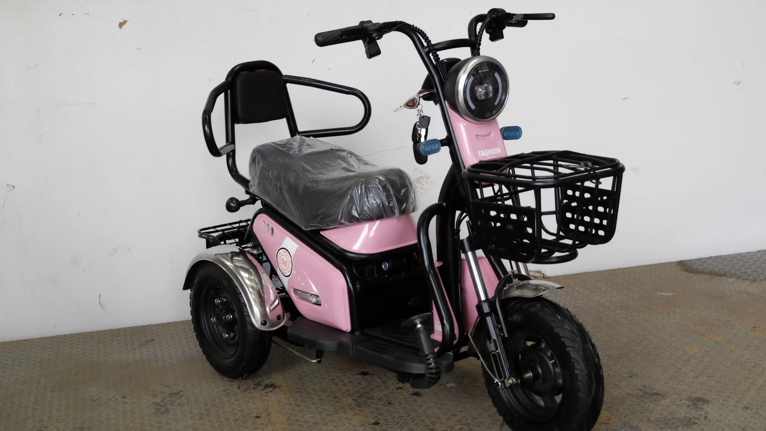 Elektrikli 3 Tekerli Motor Custom Motorcycle Trike Three Wheel Ebike