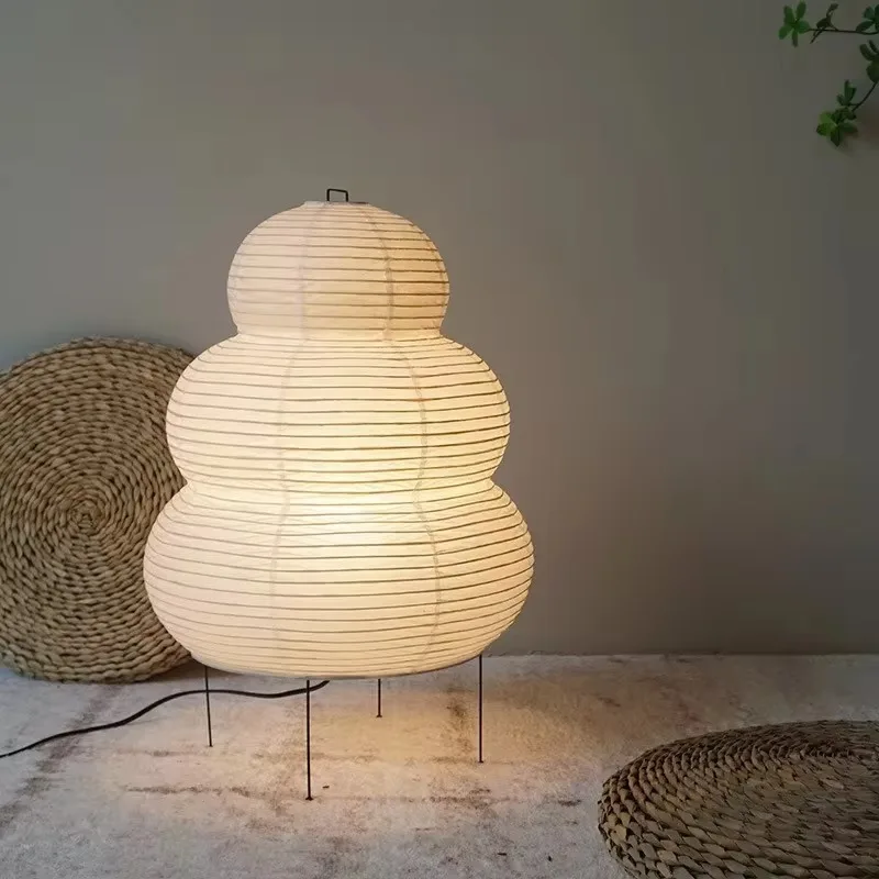 Creative Home Decoration Rice Paper Table Lamp Japanese Akari Lamp Art Handmade Paper Lamp