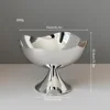 Electroplated Silver - Small Flower-Shaped Tray