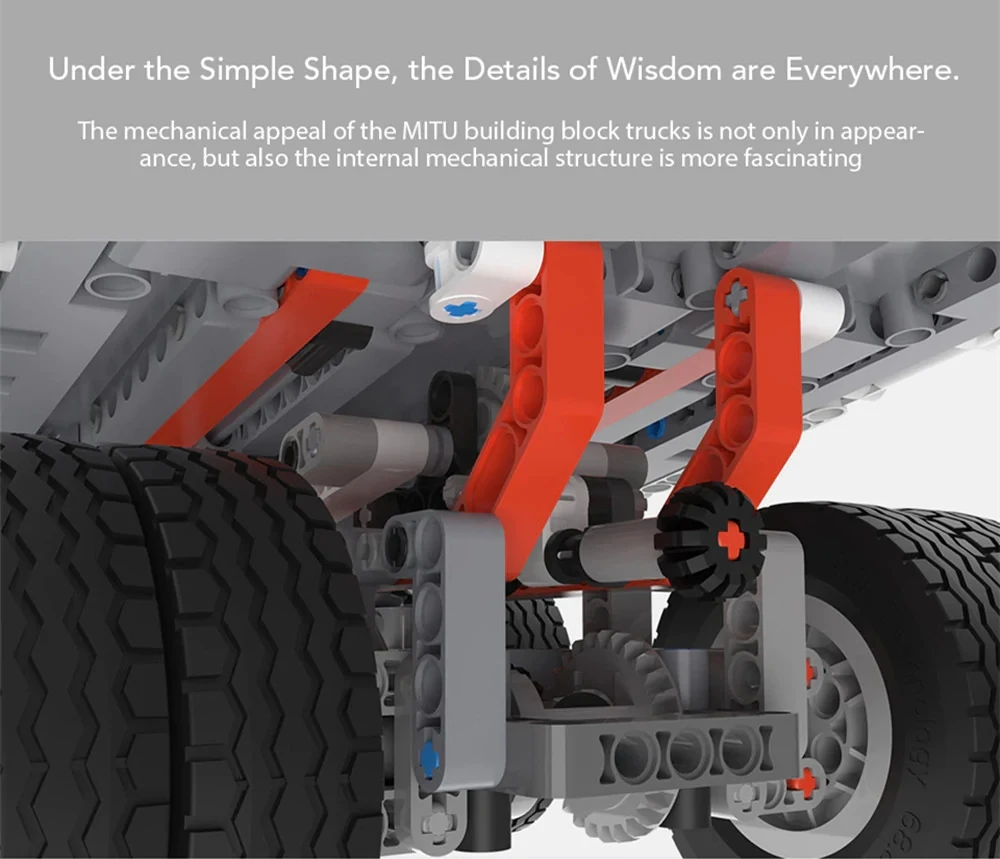 Xiaomi Youpin ONEBOT Smart Building Blocks Toy Mine Truck Car Robot Mining Truck Cars Toys For Children