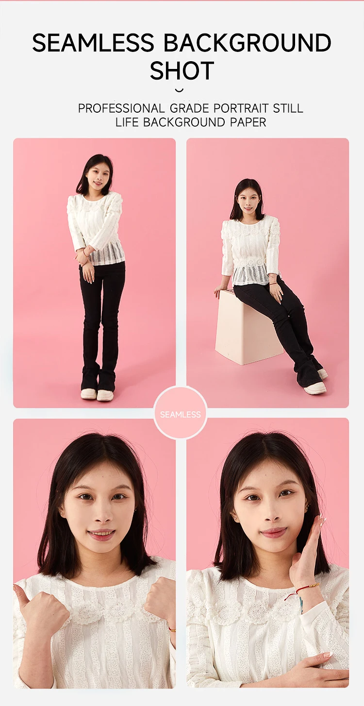 2.72x11m Seamless Backdrop Paper for Studio Photography