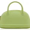 Borsa con manico rotondo verde
