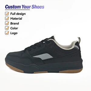 Custom Retro Fashion Street Trend Style Sports Shoes for Men Breathable Casual Lace-up with Mesh Lining