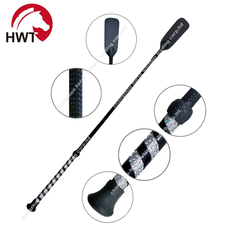 Bsja Approved Padded Crop Horse Riding Whip Horse Racing Whip