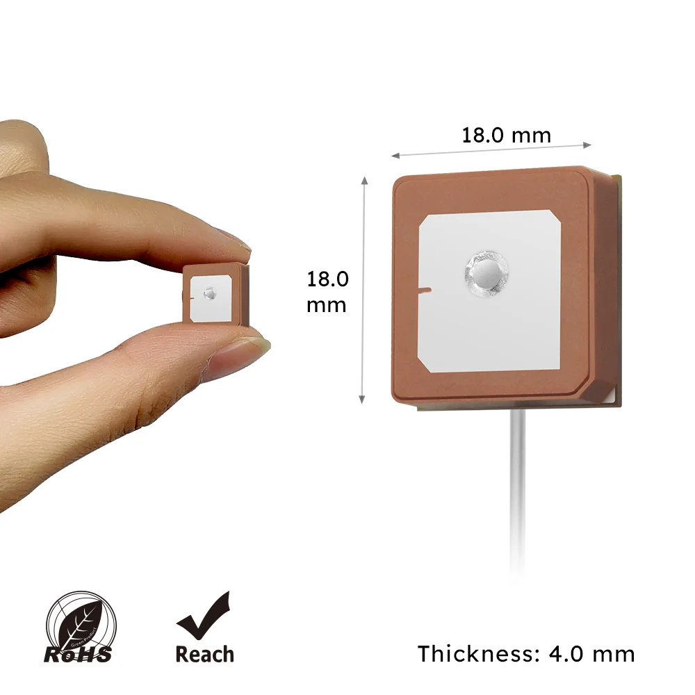 High Performance GPS/BDS/GLONASS Multi-Band Internal Embedded Active Ceramic Gps Patch Antenna, Multi-System Ceramic GPS Antenna