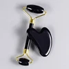 Rullo di ossidiana nera e cuore Gua Sha (senza scatola)