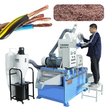 Shinho Automatic Cable Recycle Machine Copper Cable Granulator Wire Recycling Machine Copper Aluminum Cable Granulator Machine