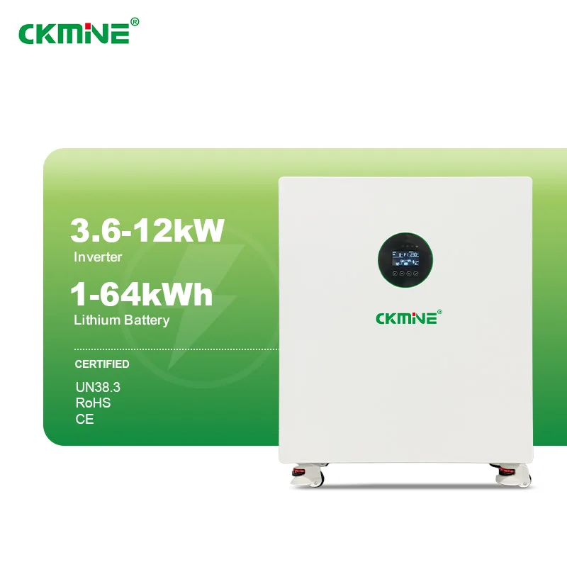 10kWh 51.2V 5kWh 25.6V All in One Solar Inverter LiFePO4 Lithium Battery Energy Storage System Single Phase CKMINE Factory