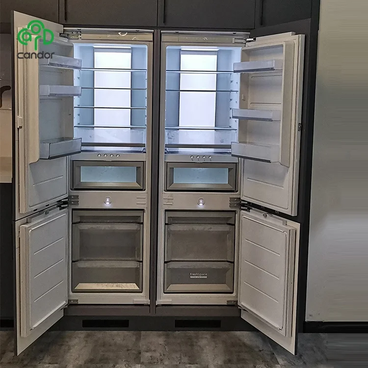 Home Appliance 275l Fridge Bottom Freezer Refrigerator Built In Design ...