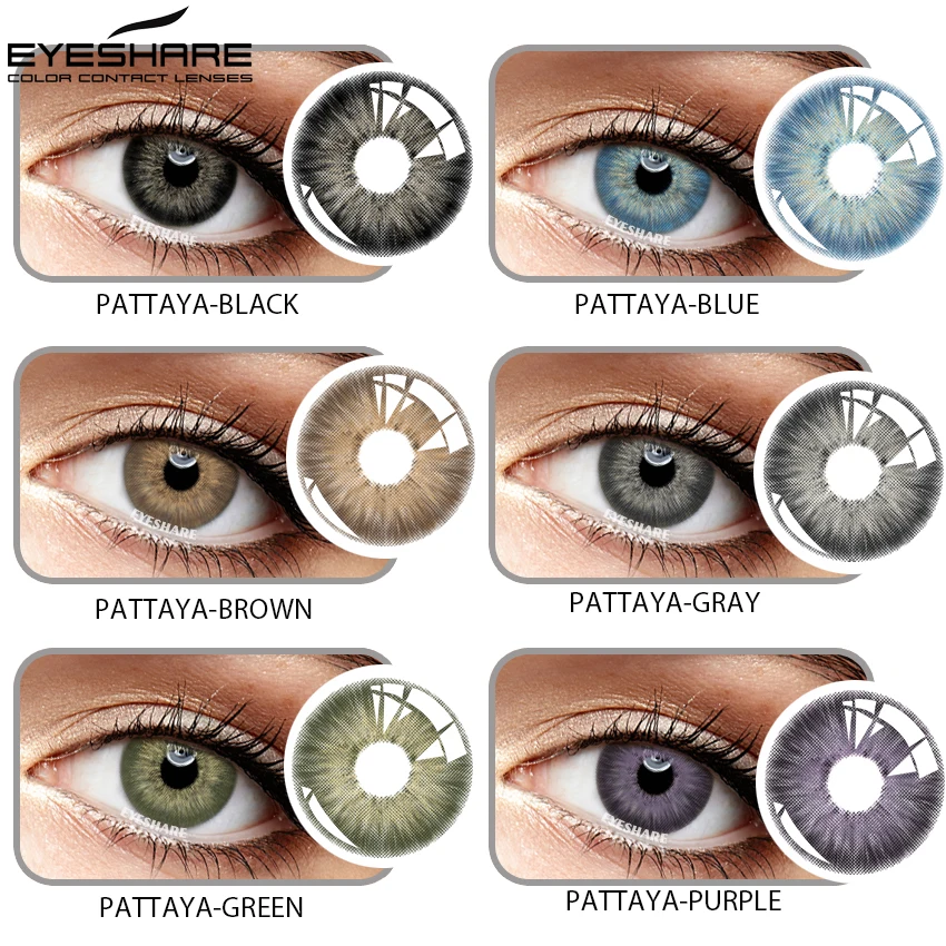 Практичный футляр для контактных линз Eyeshare ручной работы