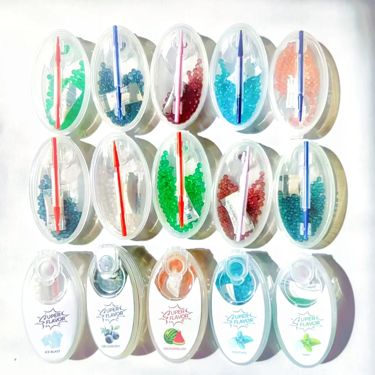 Ice Mint Cigarette Explosion Pearl Tobacco Flavor Capsule Cigarette Filter  Liquid Essence Delicious Drops
