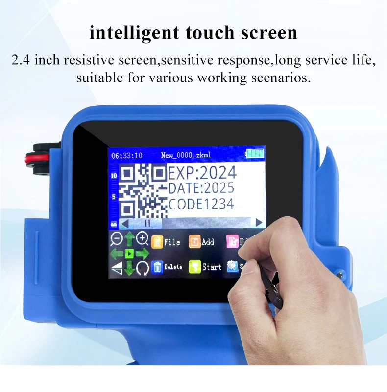 Mini Handheld Coding Batch Logo Expiry Date Machine Hand Held Inkjet ...
