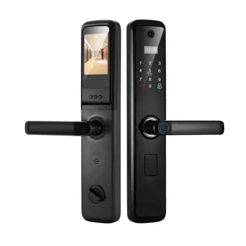 Khosine HS-01V 2023 New Arrival Smart Fingerprint Door Lock with Camera Usmart Go Smartphone APP Hot Selling Model Remote Unlock