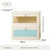 Double layer Storage Box blue