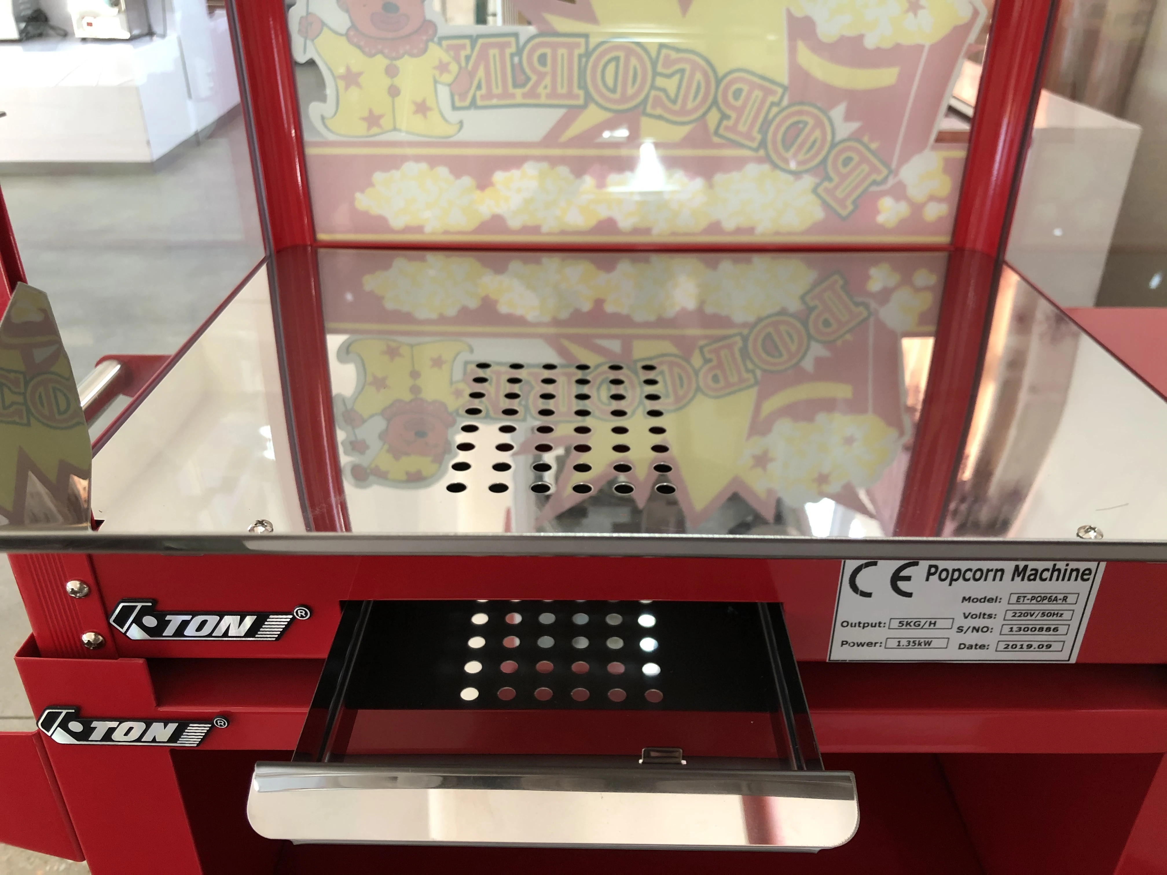 8OZ商用ポップコーンマシンOEMファクトリーポップコーンメーカー