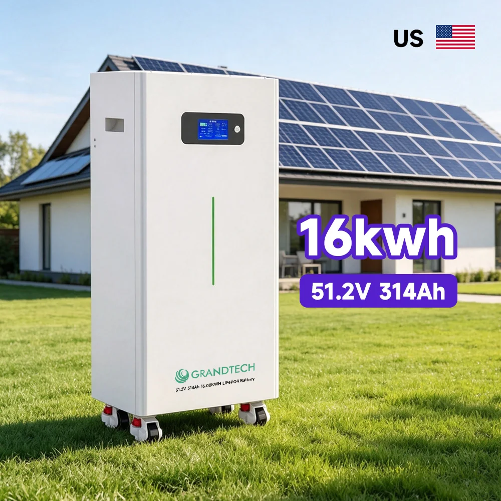 Factory 48V Solar Energy System Lithium Battery 16kwh 51.2v 314ah Lifepo4 Battery Home Energy Storage Systems 30KW