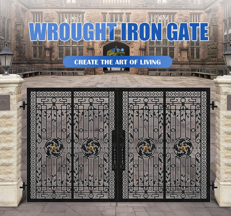 Iron Main Gate Designs Wrought Iron Gate Lock Wrought Iron For Stair Fence Outdoor And Garden