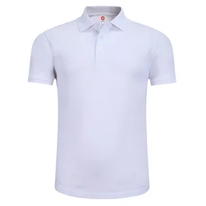 Men's Summer Short-Sleeved for Polo Shirts with Printed Embroidered Logo Corporate Culture Advertising T-Shirt Tooling for Golf