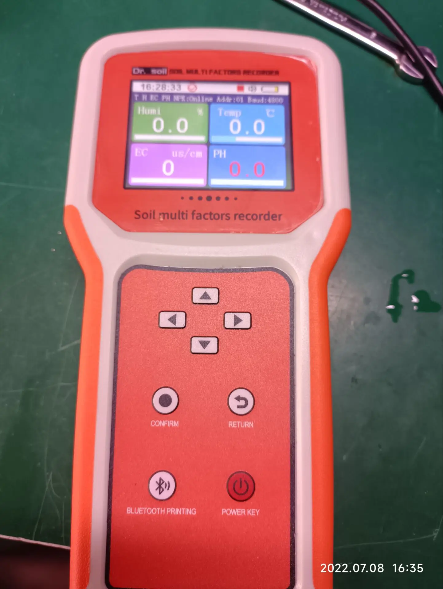 スマート7 in1土壌テスター (PH NPK水分温度機能付き) 土壌分析