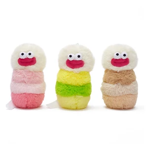 Hot Sell 15cm Pet Plush Chew Toy Cute Pet Chew Squeaky Cotton Caterpillar Plush Toy Pet Toy