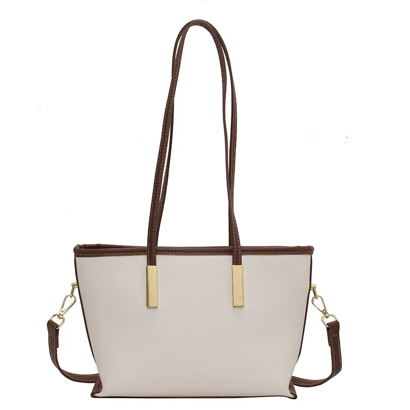 2022 Nuova Tendenza Borse A Colori A Contrasto Borsa A Spalla Di Grande  Capacità Borsa Di Lusso Atmosfera Semplice Borsa Cesto Moda Borsa Ascellare  - Buy Fashion Basket Ascellare,2022 Nuova Tendenza Di